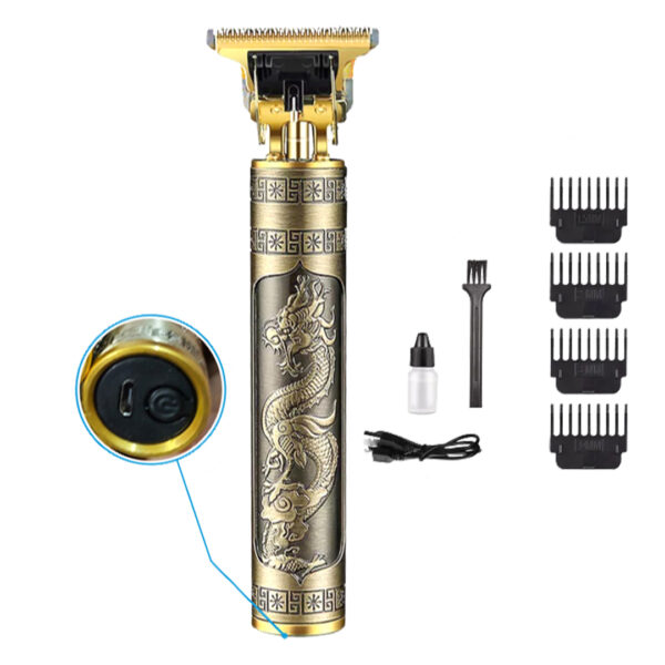 Premium Hair Trimmer – Vintage T9 Metal Body